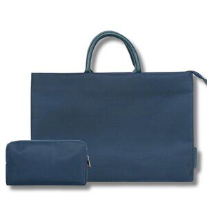 MONTANA WEST Navy 15" Waterproof Laptop Bag & Pouch NWT